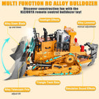 Remote Control Excavator with Three Motors and Metal Attachments for Kids All Vera Mart