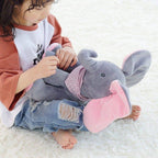 Interactive Plush Elephant with Peekaboo and Musical Modes, Foot-Activated Controls All Vera Mart