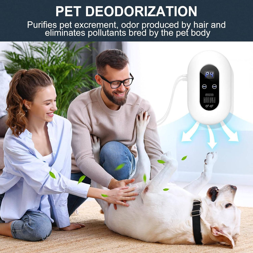Ozone Pet Odor Eliminator with 4-Mode Cycles and Wall Mount for 430 sq ft All Vera Mart