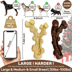 Nylon Chew Toys with Bacon and Maple Scents and Textured Grooves for Medium to Large Dogs All Vera Mart