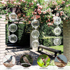 Spinning Reflective Bird Deterrent with 3D Mirror Surface and Swivel Hook All Vera Mart