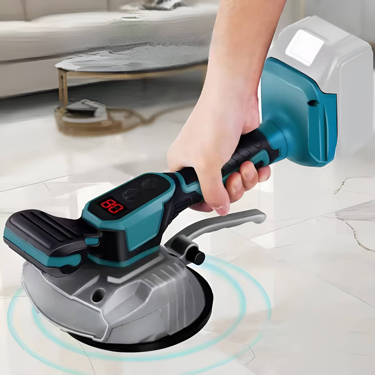 Tile Vibration Leveler with 8-Speed Control and 110lb Suction Cup All Vera Mart