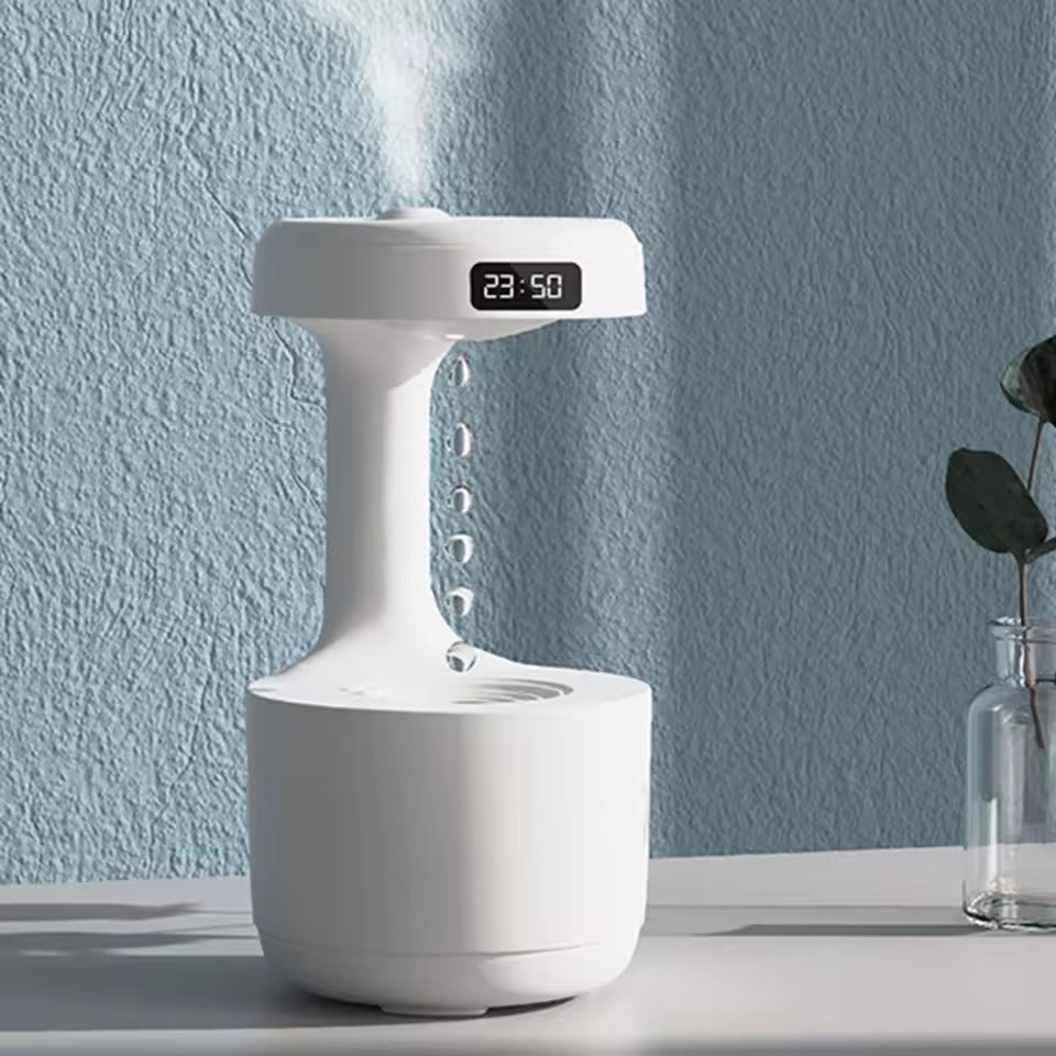 Compact Ultrasonic Humidifier with UV Filtration and Adjustable Mist, 27oz Tank All Vera Mart