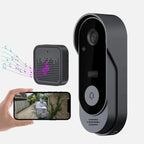 Doorbell Camera with HD Wide-Angle Lens and Two-Way Audio, Rechargeable Battery All Vera Mart