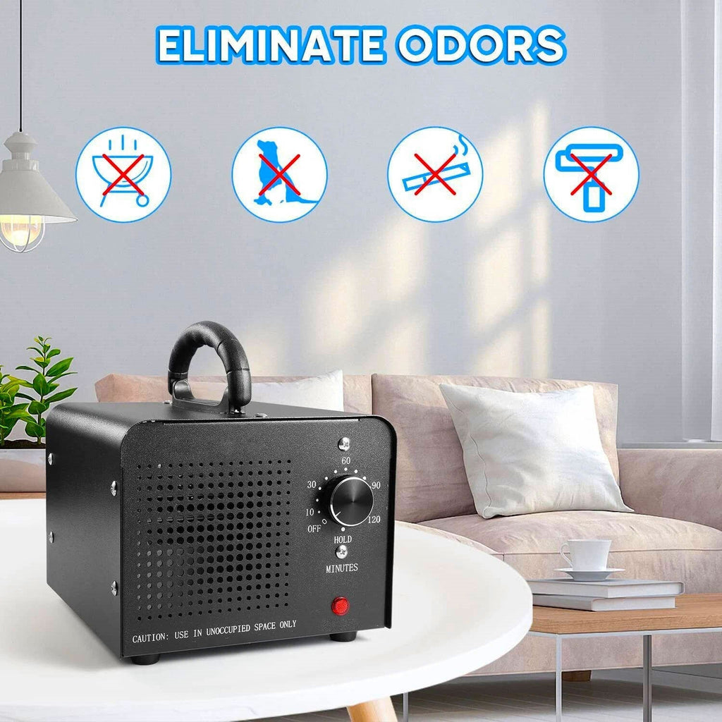 Ozone Generator with Double Layer Plate and Timer Control for 6000 Sq.Ft Odor Removal All Vera Mart