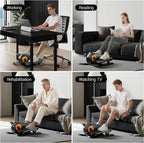 Electric Leg Exerciser with 12 Speed Levels and Remote Control for Under Desk Use All Vera Mart