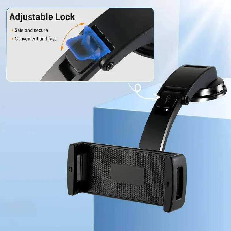 Tablet Dashboard Mount with 360 Rotation and 140 Degree Arm Tilt All Vera Mart