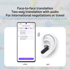 Real Time Translation Earbuds with Wireless Bluetooth and Noise Filtering for Travel All Vera Mart