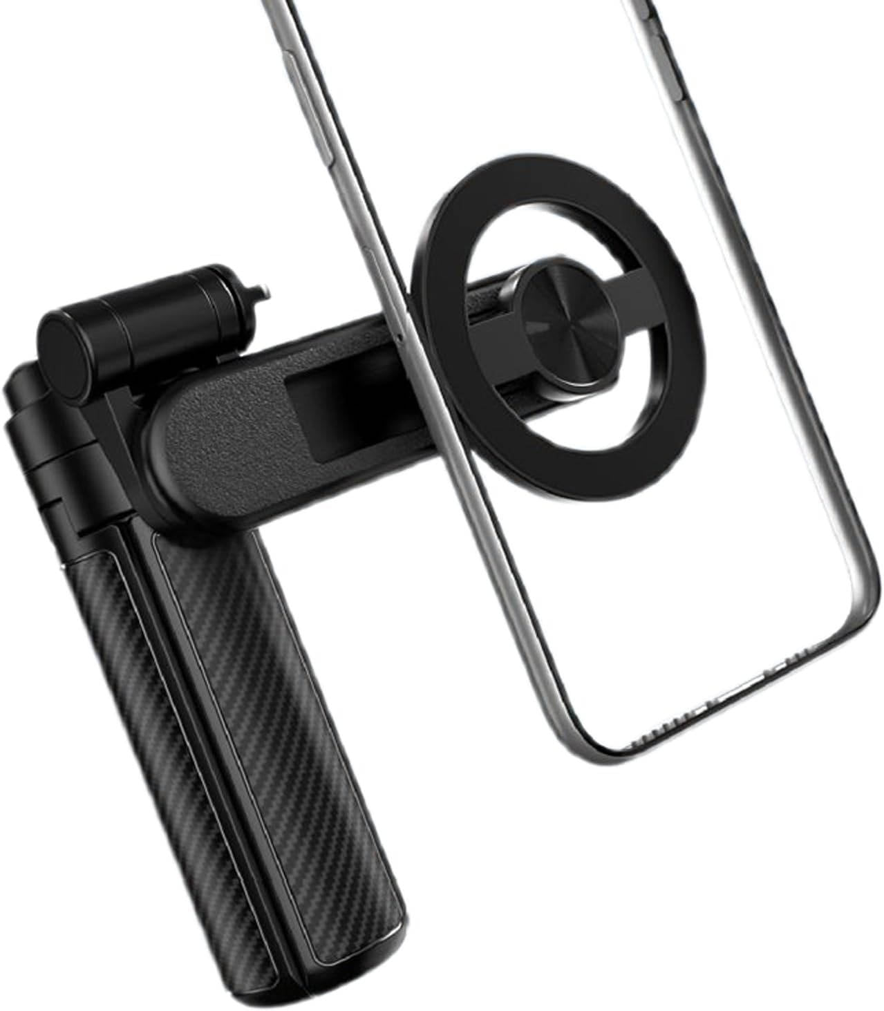 Magnetic Selfie Stick with 360-Degree Rotation and Remote Shutter, 33ft Range All Vera Mart