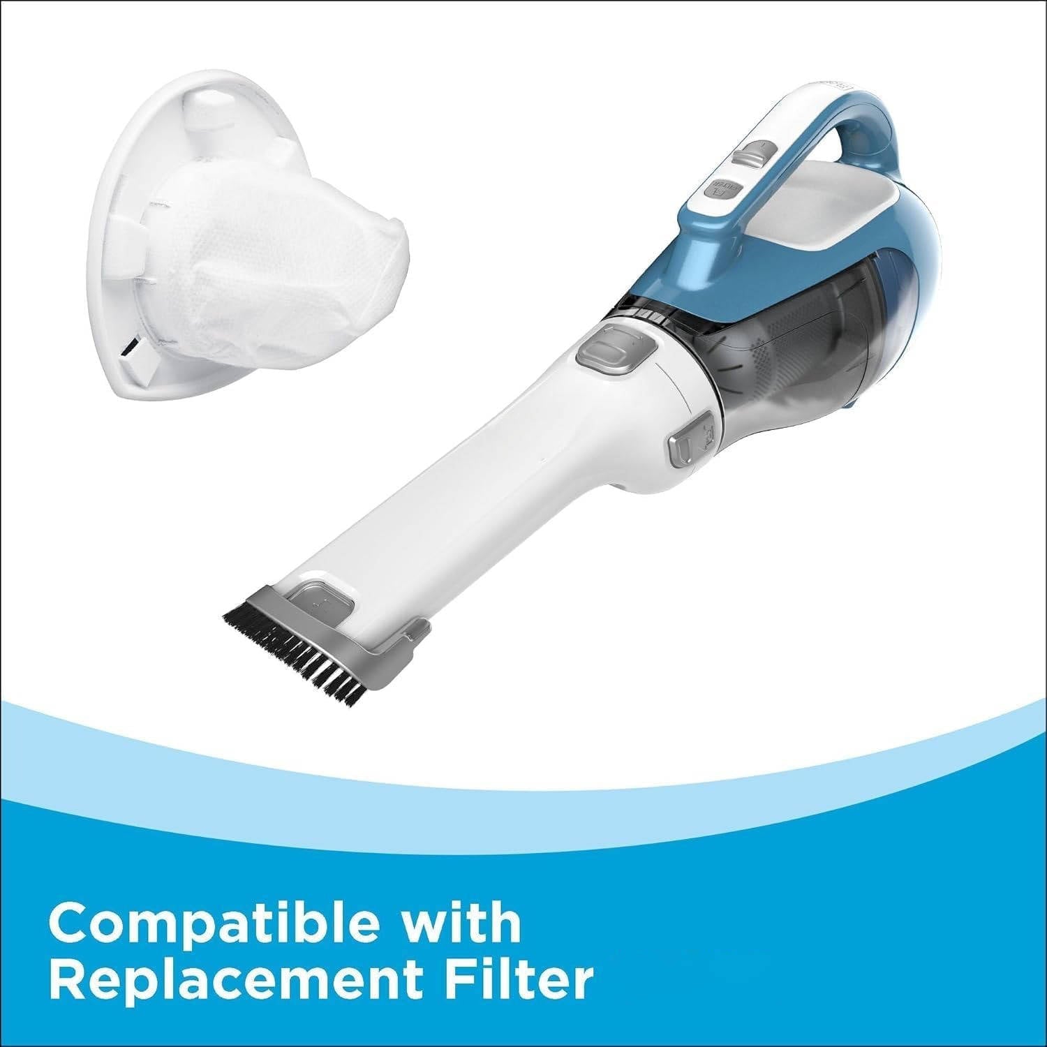 Handheld Vacuum with 180 Degree Rotating Nozzle and Crevice Tool, Cordless Cyclonic Cleaner for Home and Car All Vera Mart