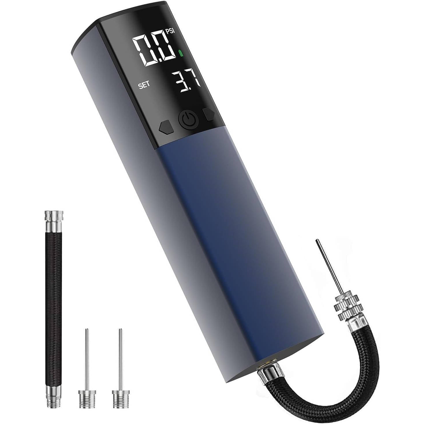 Automatic Sports Ball Pump with Digital Pressure Display and LED Work Light All Vera Mart