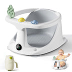 Infant Bath Seat with Temperature Monitor and Rinse Cup for 6 Months+ All Vera Mart