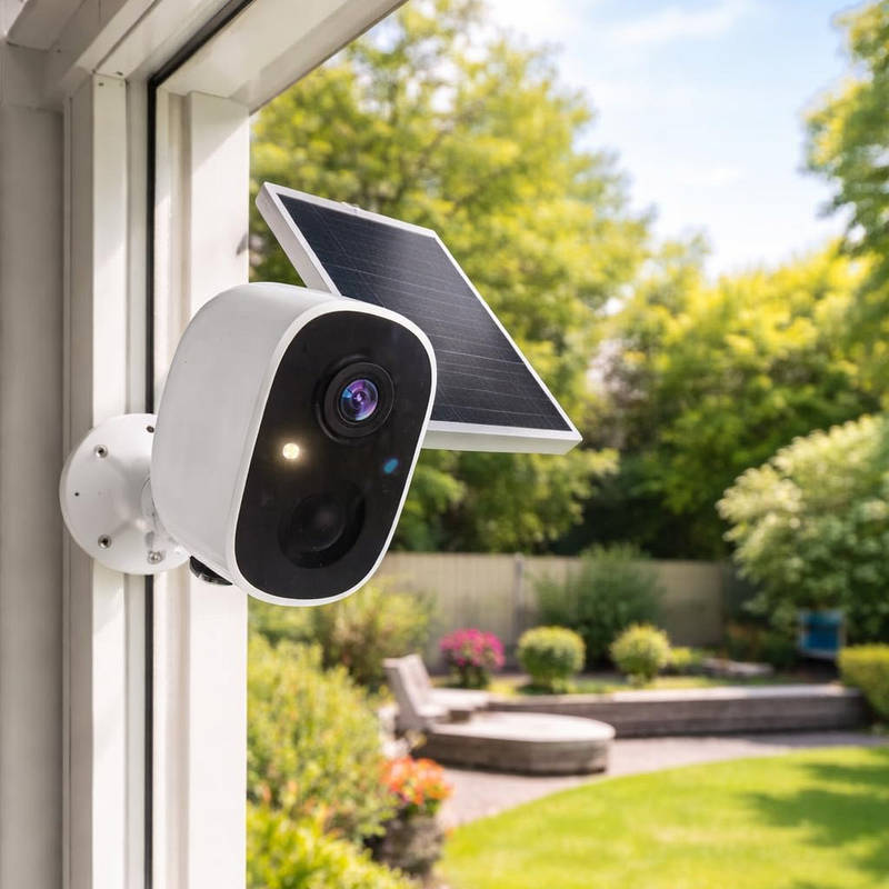 Outdoor Solar Security Camera with 2K Resolution and Smart Motion Detection, 2 Pack All Vera Mart