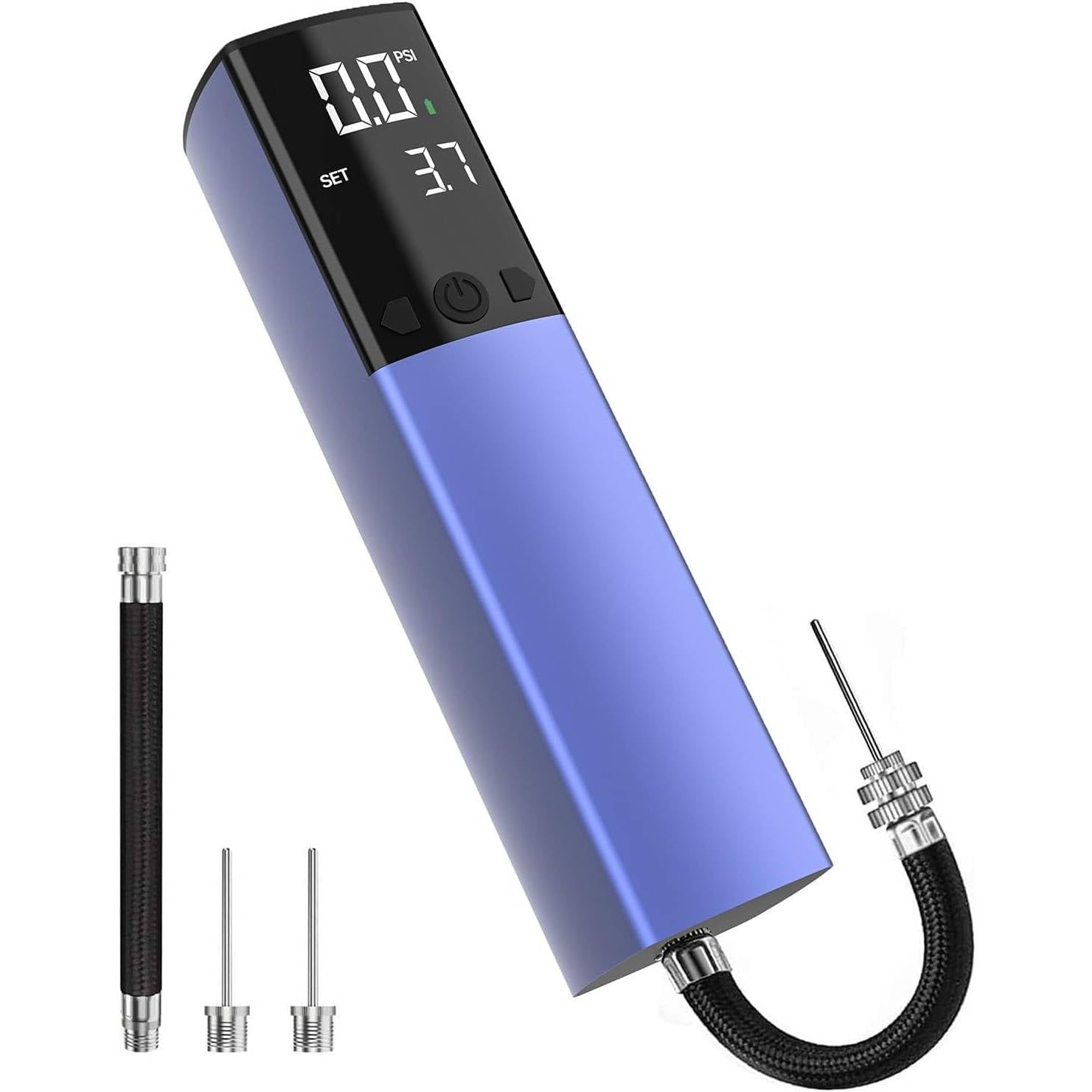 Automatic Sports Ball Pump with Digital Pressure Display and LED Work Light All Vera Mart