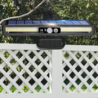 Solar Motion Sensor Fence Lights with 36 LEDs and 26ft Detection Range All Vera Mart