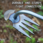 Standing Weed Puller with Four Steel Teeth and Extended Handle All Vera Mart