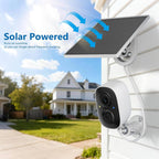 Outdoor Solar Security Camera with 2K Resolution and Smart Motion Detection, 2 Pack All Vera Mart