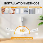 Telescopic Outlet Extender with Dual USB Charging and 180-Degree Rotation All Vera Mart