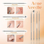 Pore Vacuum with 4 Suction Levels and 5 Interchangeable Heads, LCD Display All Vera Mart
