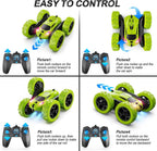 4WD Stunt RC Car with 360° Flip and LED Headlights, 90-Minute Battery for Kids Age 6+ All Vera Mart