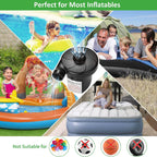 Dual Mode Air Pump with 3 Nozzles and Deflation Port for Mattresses and Pool Floats All Vera Mart