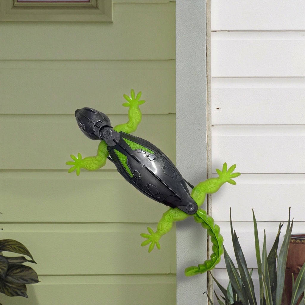 Remote Control Climbing Lizard Toy with LED Eyes and 25ft Range All Vera Mart