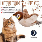 Interactive Bird Toy with Motion Sensor and Chirping Sounds for Cats All Vera Mart