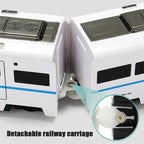 Interactive Train Toy with Flashing Lights and Detachable Cars for Toddlers All Vera Mart