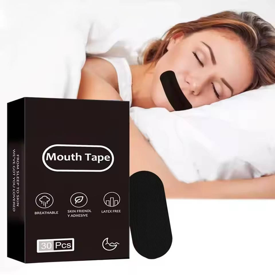 Mouth Tape with Bamboo Charcoal Fiber and Microporous Design for Nasal Breathing All Vera Mart