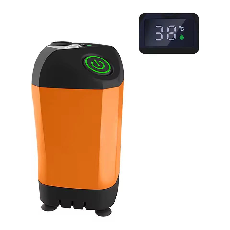 Outdoor Shower Pump with Digital Temperature Display and 90-Minute Battery All Vera Mart
