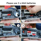 Interactive Train Toy with Flashing Lights and Detachable Cars for Toddlers All Vera Mart