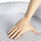 Cooling Dog Bed with Memory Foam and Extended Neck Support, Machine Washable All Vera Mart
