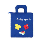 Soft Fabric Activity Book with Textured Shapes and Crinkly Tabs for Babies All Vera Mart