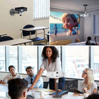 Adjustable Projector Mount with 360-Degree Rotation and 11lb Weight Capacity All Vera Mart