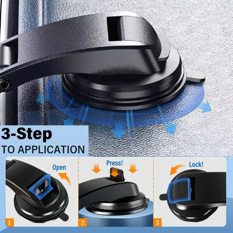 Tablet Dashboard Mount with 360 Rotation and 140 Degree Arm Tilt All Vera Mart