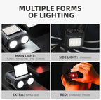 LED Headlamp with Wave Sensor and 90 Degree Tilting Beam for Outdoor Activities All Vera Mart