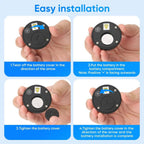 Fingerprint Cabinet Lock with USB Backup Key and 33ft Wireless Range, No Drill All Vera Mart
