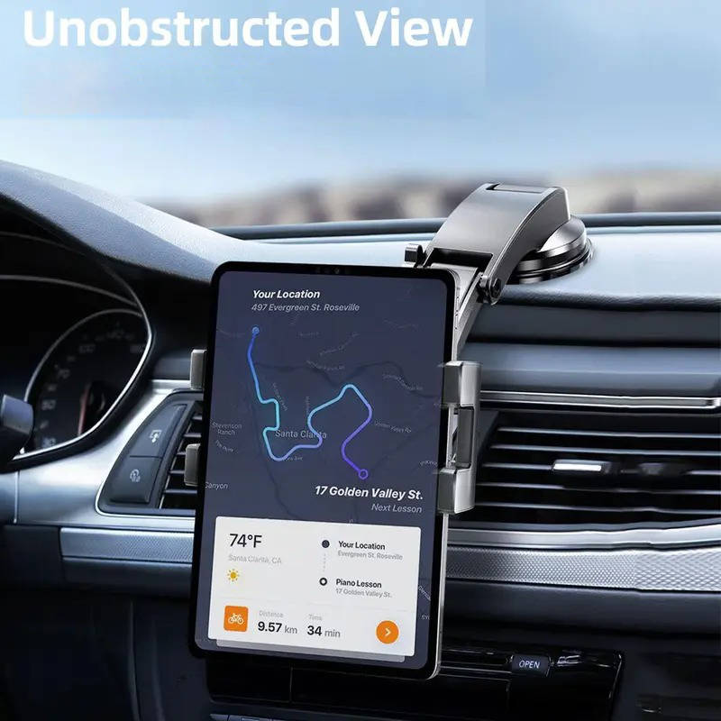 Tablet Dashboard Mount with 360 Rotation and 140 Degree Arm Tilt All Vera Mart