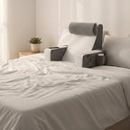 Reading Pillow with Detachable Arms and Adjustable Neck Support, Dual Pockets All Vera Mart