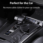 Self-Coiling Magnetic Charging Cable with Braided Fabric and Dual Tips, 3.3ft All Vera Mart