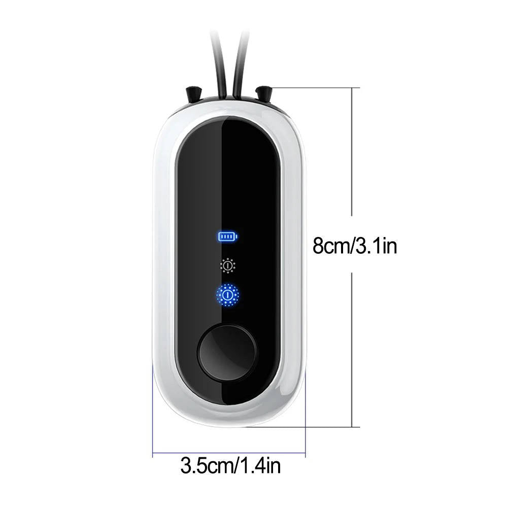 Wearable Neck Air Purifier with Negative Ion Technology and 15 Hour Battery All Vera Mart