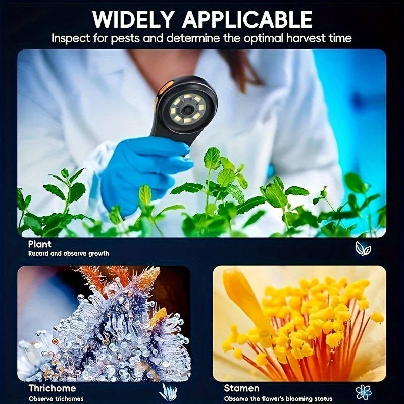 500X Digital Microscope with LED Illumination and USB Camera for Coins and Jewelry All Vera Mart