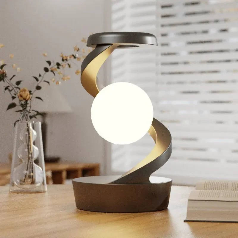Floating Moon Sphere with Gesture Control and Wireless Charging Base All Vera Mart