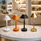 Rechargeable Cordless Table Lamp with Telescopic Height Adjustment and Stepless Dimming All Vera Mart