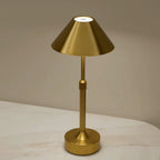 Rechargeable Cordless Table Lamp with Telescopic Height Adjustment and Stepless Dimming All Vera Mart