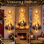 Nativity Wall Ornament with Warm White LED Lights and Star Topper All Vera Mart