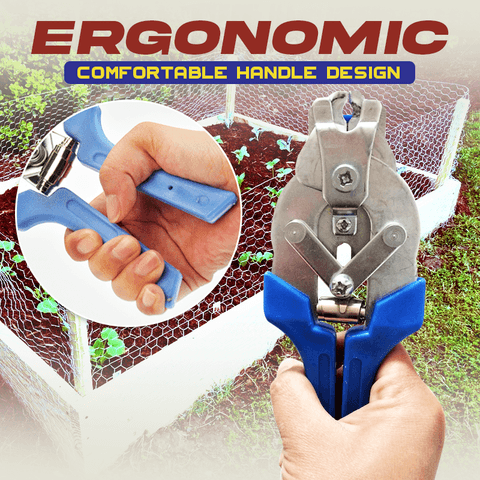 Cage Clip Plier Tool with Spring Loaded Magazine and Ergonomic Grip All Vera Mart