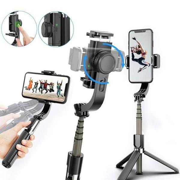 Smartphone Tripod with Wireless Remote and 360-Degree Rotation, Extends to 600mm All Vera Mart