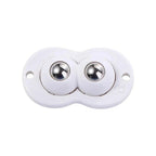 Adhesive Furniture Casters with 360-Degree Wheels and Rubber Protection, Set of 4 All Vera Mart