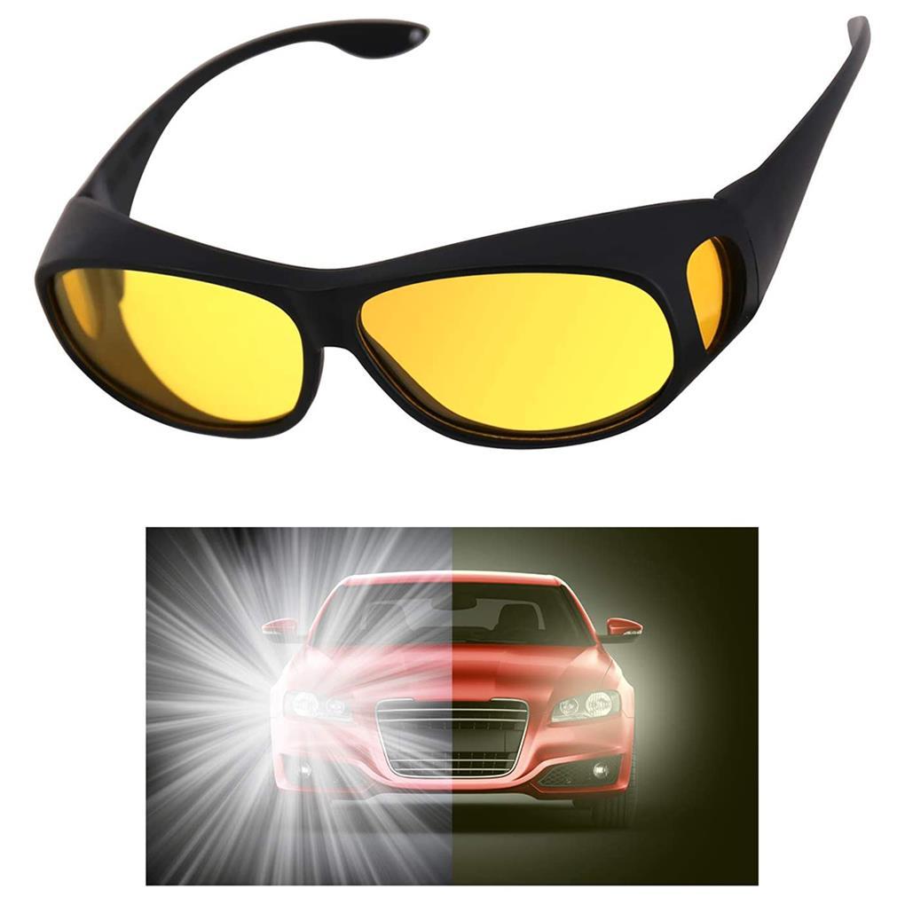 Yellow Polarized Driving Glasses with UV400 Protection and Wraparound Design All Vera Mart